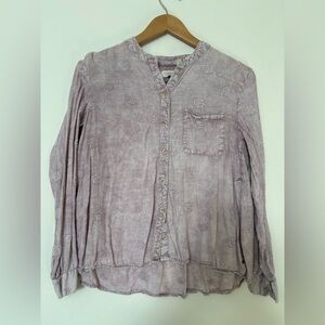 Anthropologie button up blouse